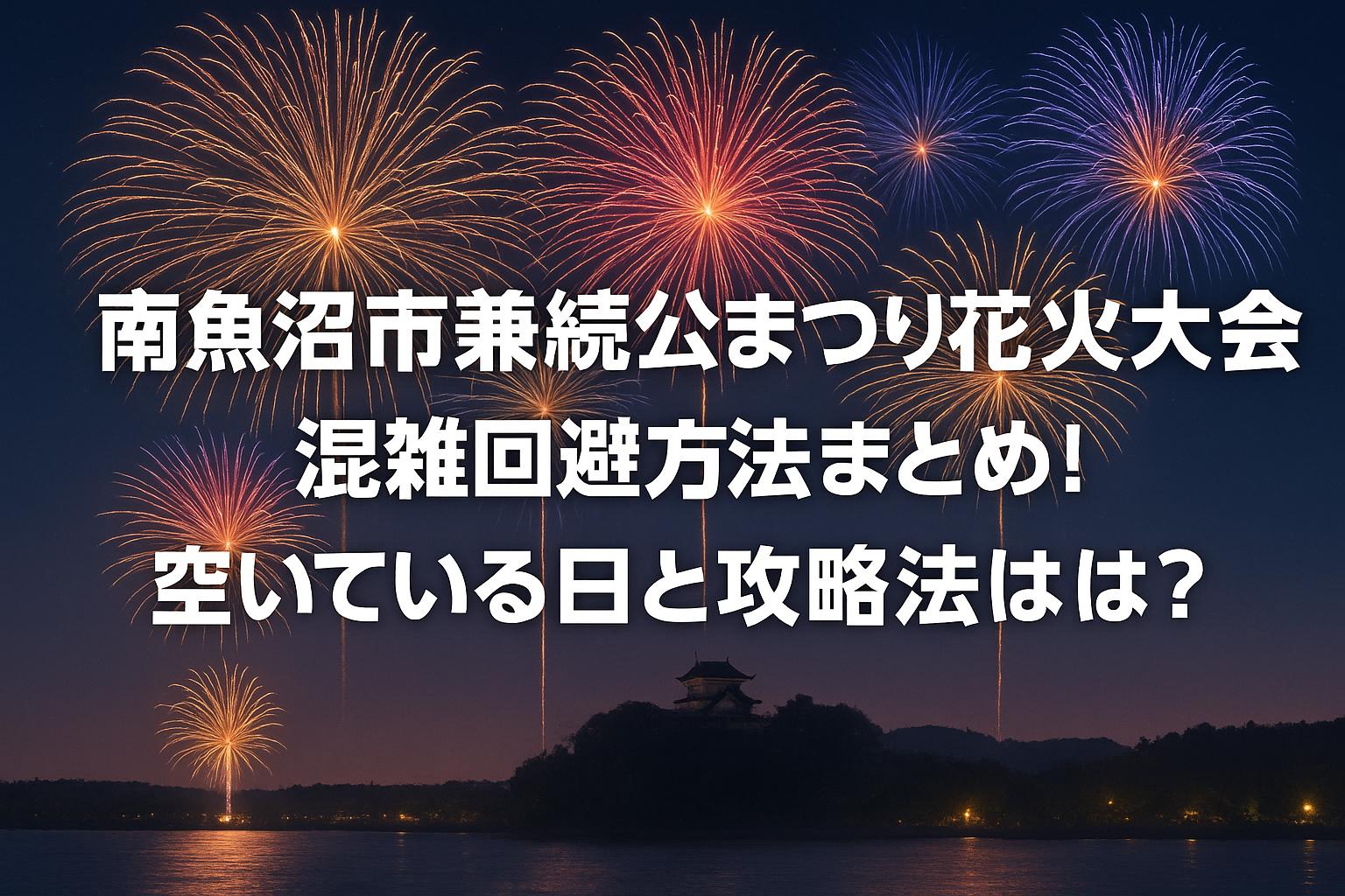 南魚沼市兼続公まつり花火大会混雑回避方法まとめ！空いている日と攻略法は？