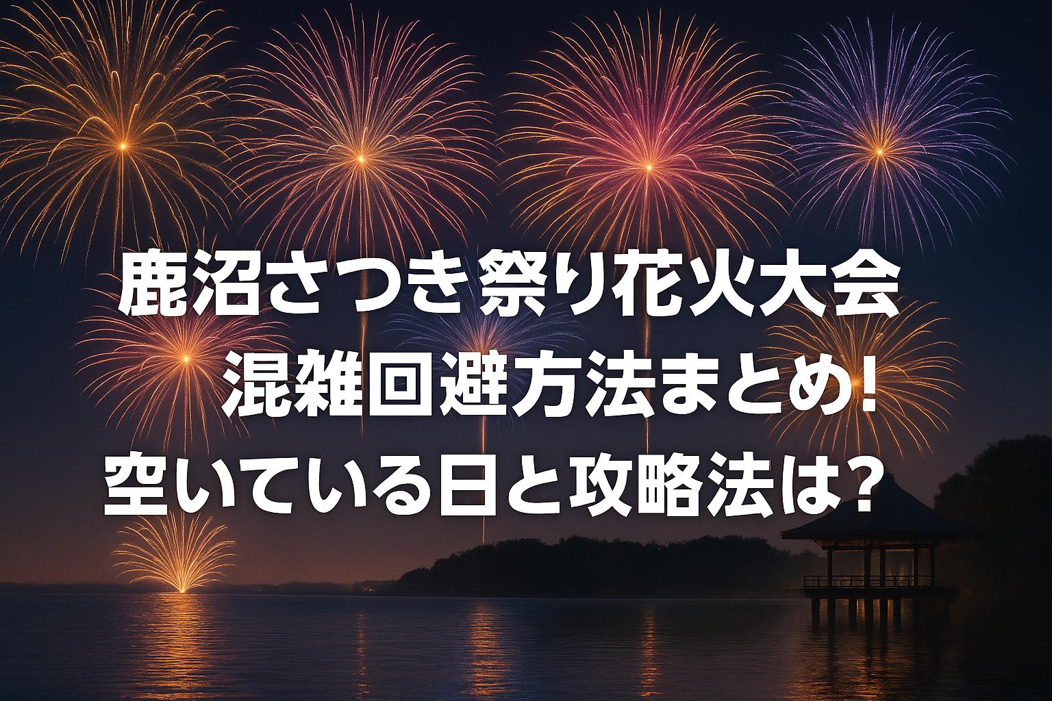 鹿沼さつき祭り花火大会混雑回避方法まとめ！空いている日と攻略法は？