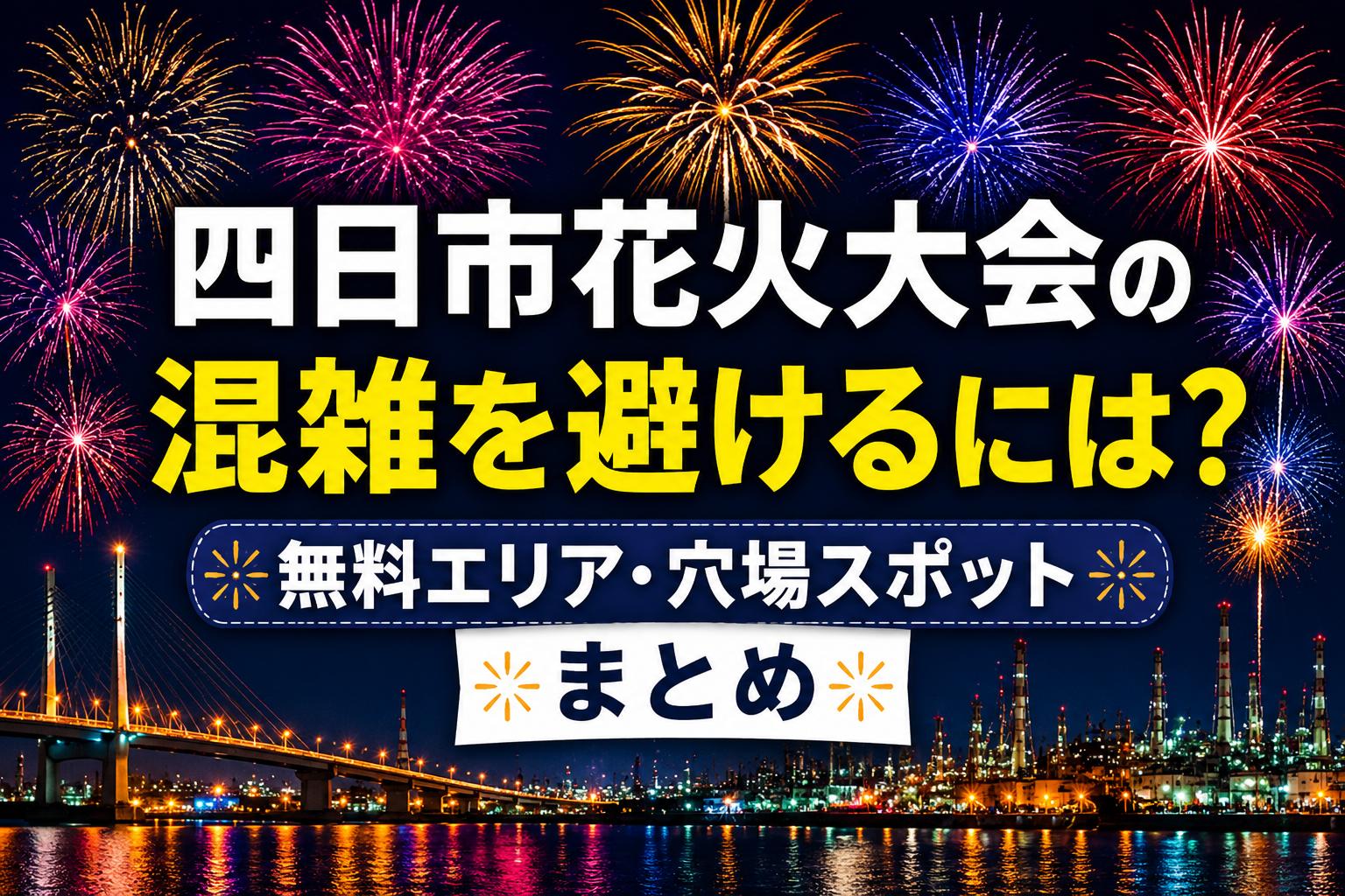 四日市花火大会 穴場スポット